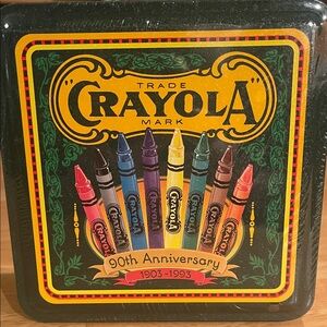 Crayola Retro 90th Anniversary Gift Tin and 64 Crayon Box (8 x 8)